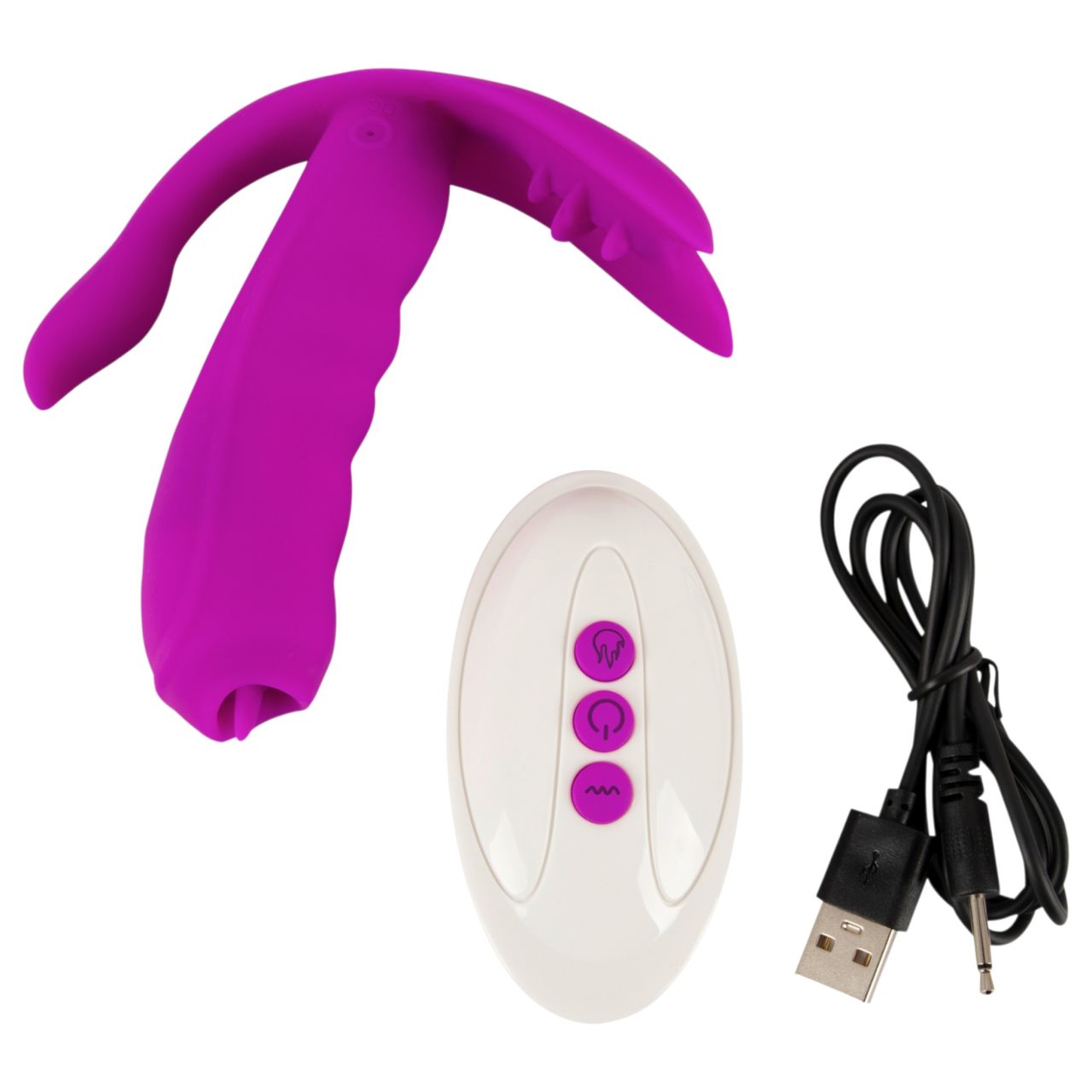 Javida - G-pont és csiklóizgató vibrátor (lila) Javida - G-pont és csiklóizgató vibrátor (lila)