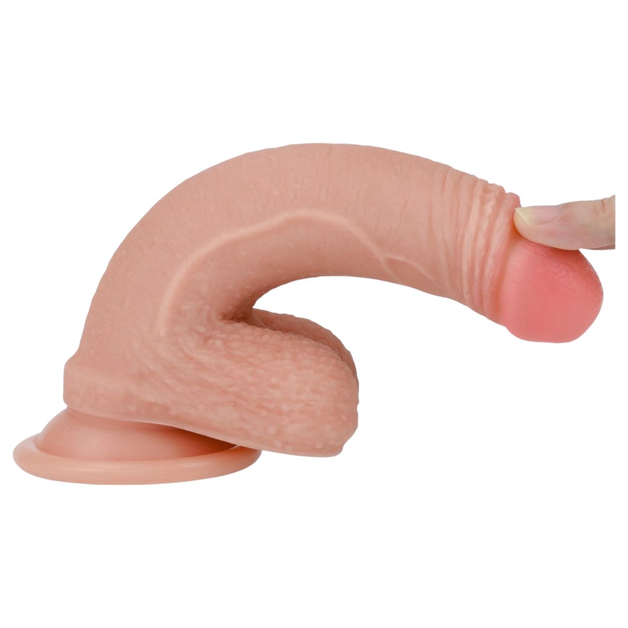 Lovetoy Nature Cock - kétrétegű élethű dildó - 18cm (natúr) Lovetoy Nature Cock - kétrétegű élethű dildó - 18cm (natúr)