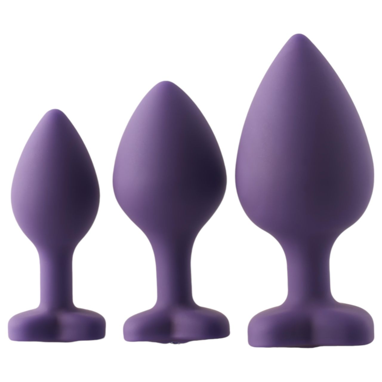 Flirts anal training kit - anál plug szett (3db) - lila Flirts anal training kit - anál plug szett (3db) - lila