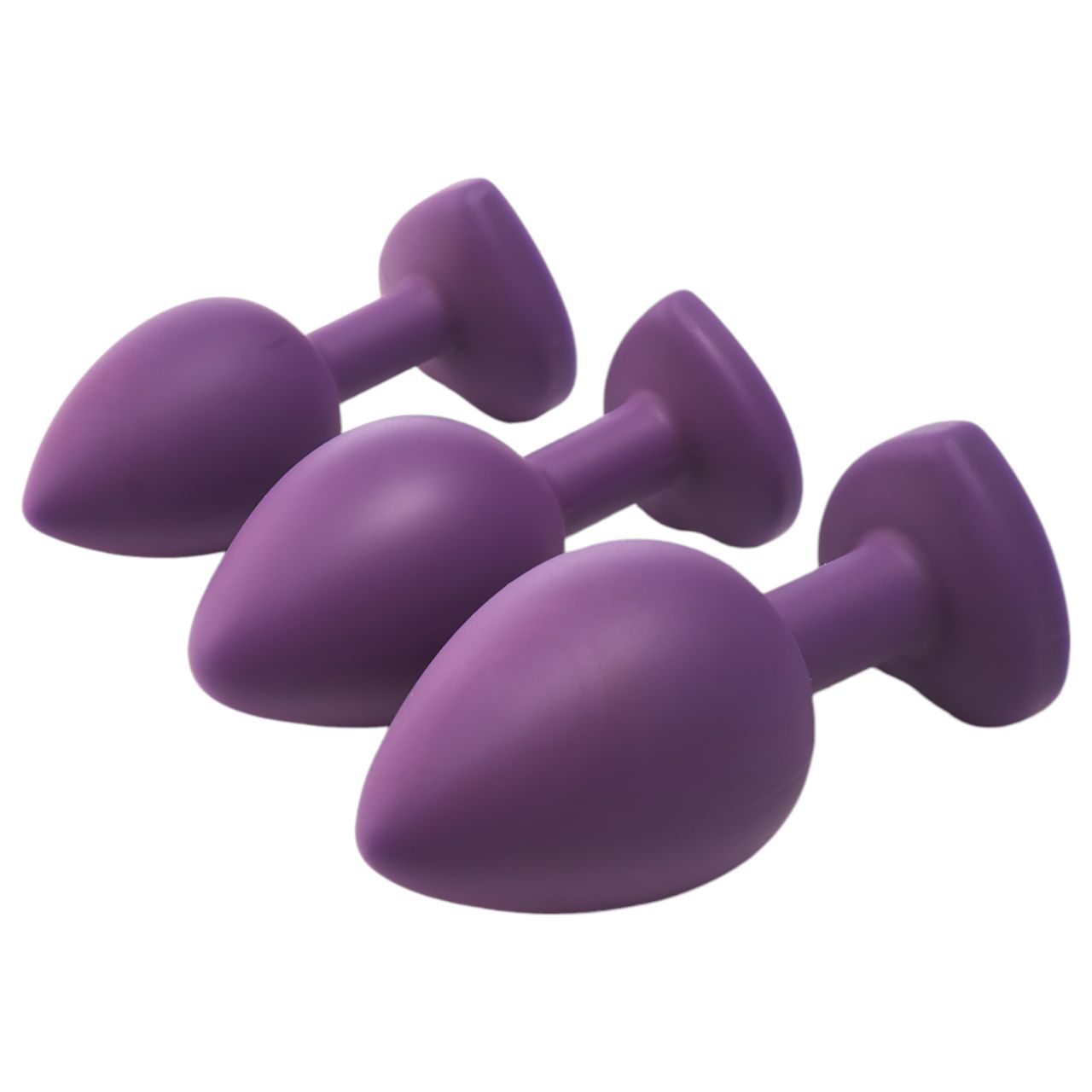 Flirts anal training kit - anál plug szett (3db) - lila Flirts anal training kit - anál plug szett (3db) - lila