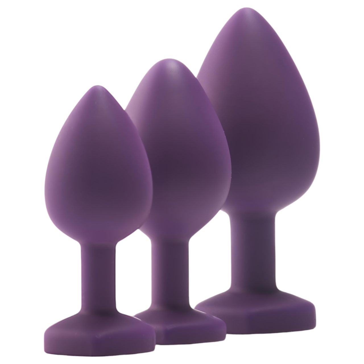 Flirts anal training kit - anál plug szett (3db) - lila Flirts anal training kit - anál plug szett (3db) - lila