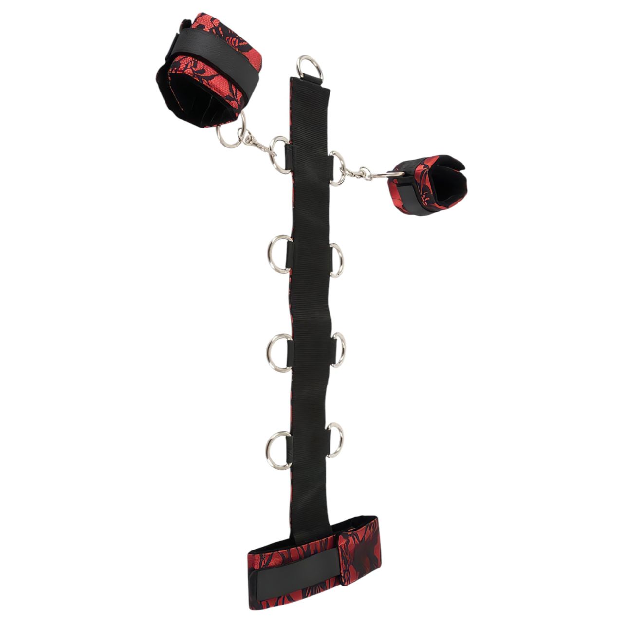 Bad Kitty - ázsia karok a nyakhoz kötöző szett (vörös-fekete) Bad Kitty - ázsia karok a nyakhoz kötöző szett (vörös-fekete)