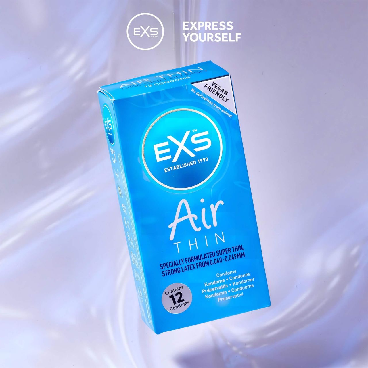 EXS Air Thin - latex óvszer (12db) EXS Air Thin - latex óvszer (12db)