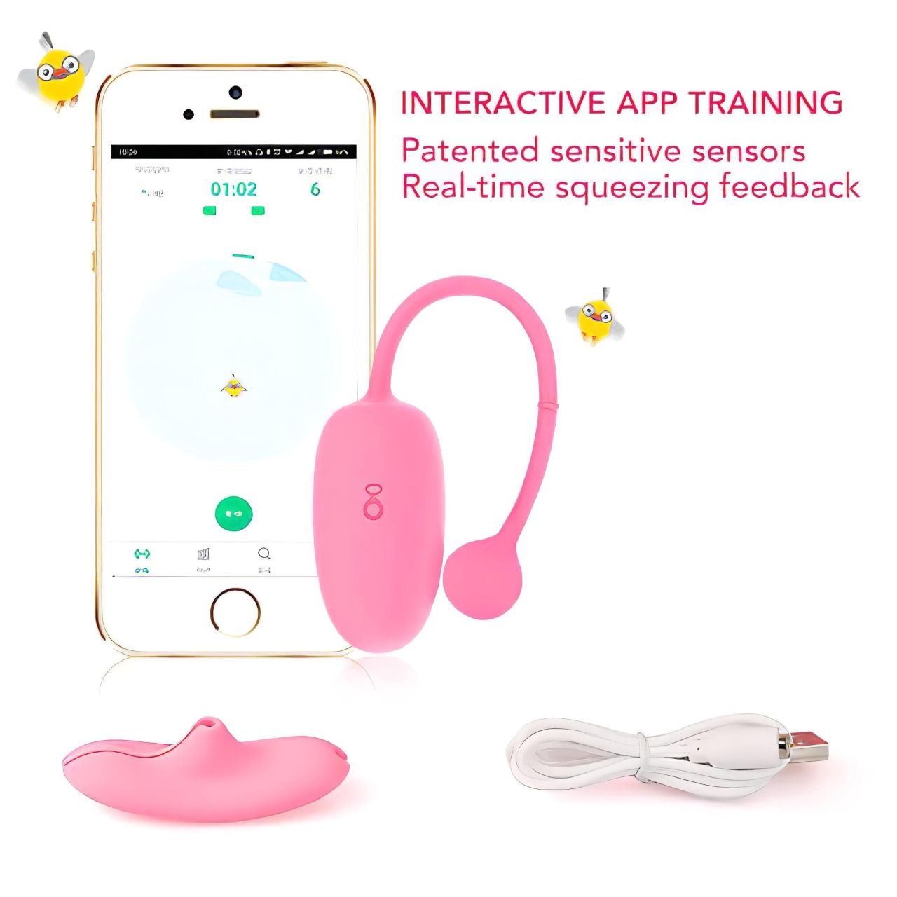 Magic Motion Kegel Coach - vibrációs gésagolyó (pink) Magic Motion Kegel Coach - vibrációs gésagolyó (pink)