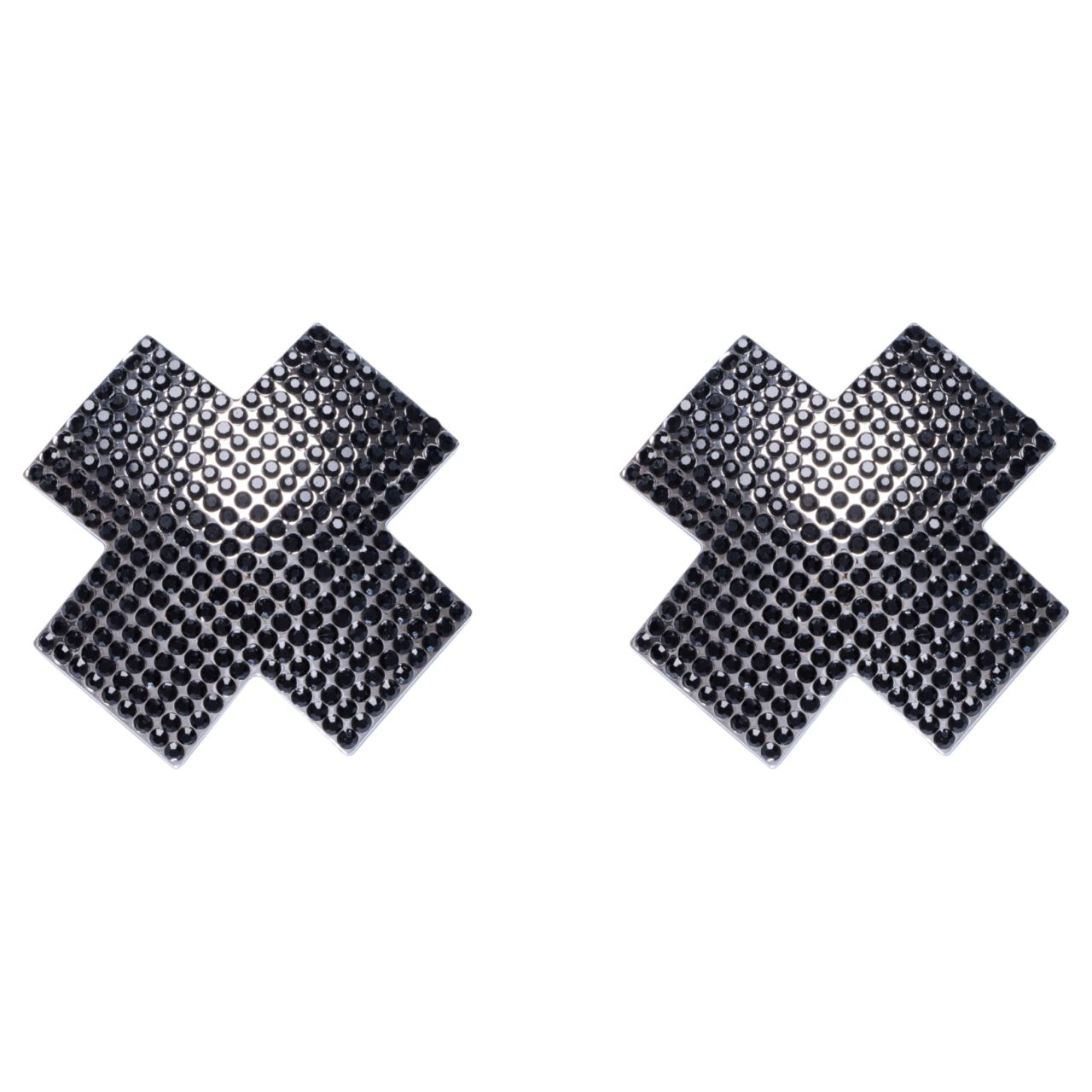 Cottelli - strasszos X bimbómatrica (fekete) Cottelli - strasszos X bimbómatrica (fekete)