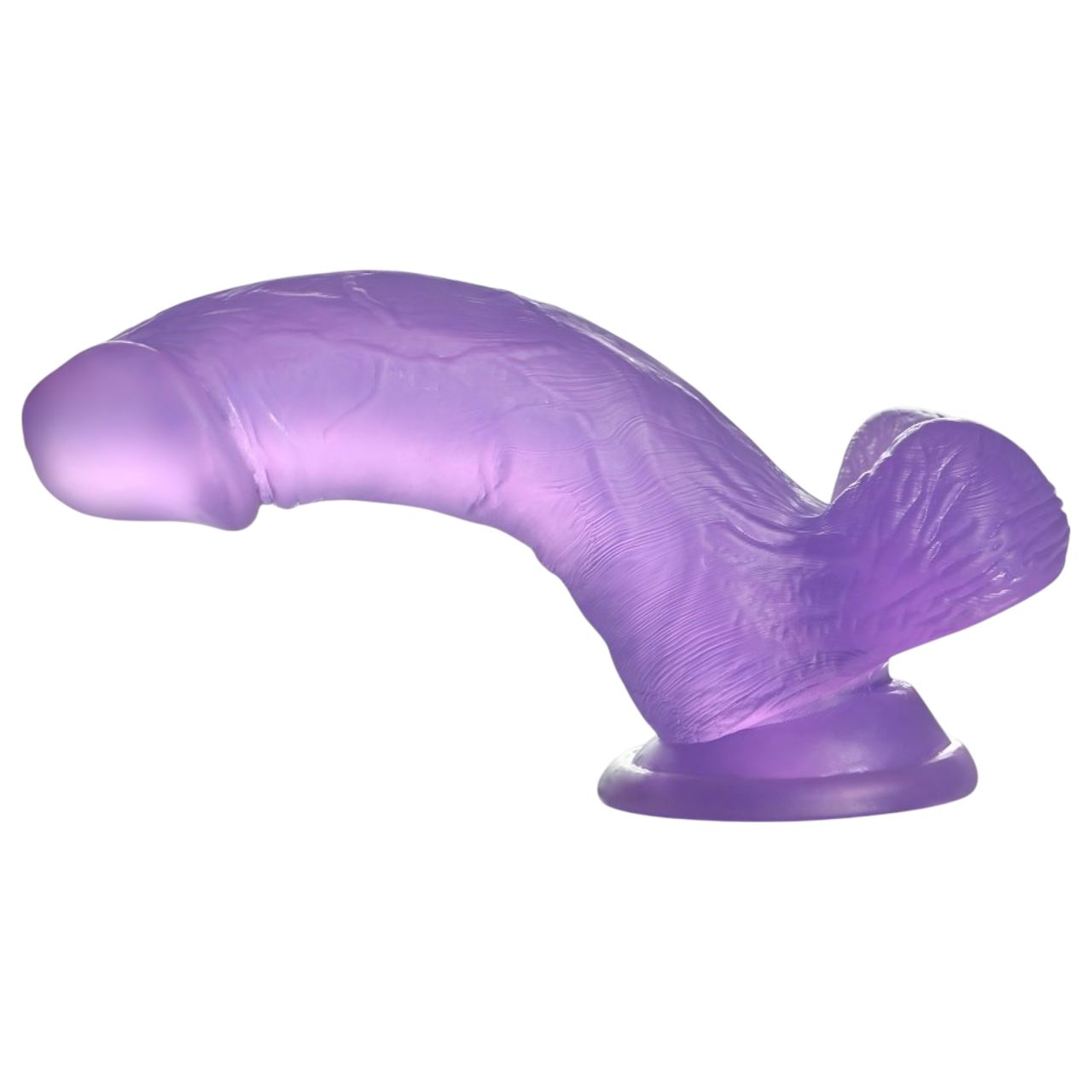 Lovetoy Jelly Studs - tapadókorongos dildó - 15cm (lila) Lovetoy Jelly Studs - tapadókorongos dildó - 15cm (lila)