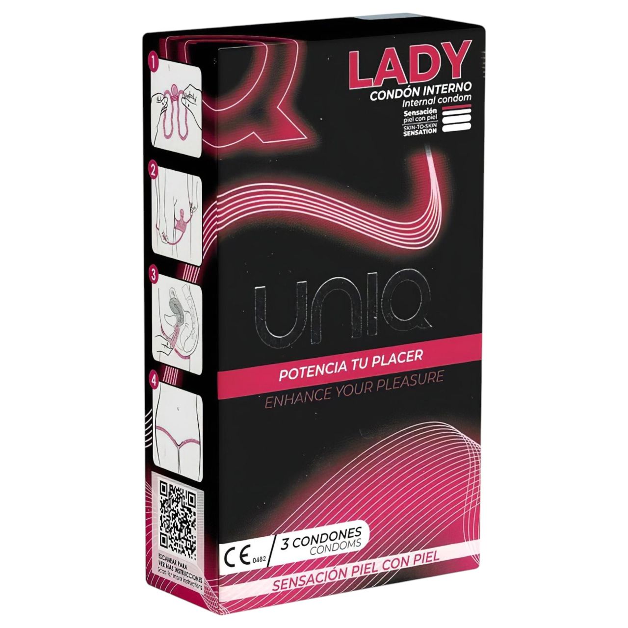 Uniq Lady - női óvszer (3db) Uniq Lady - női óvszer (3db)