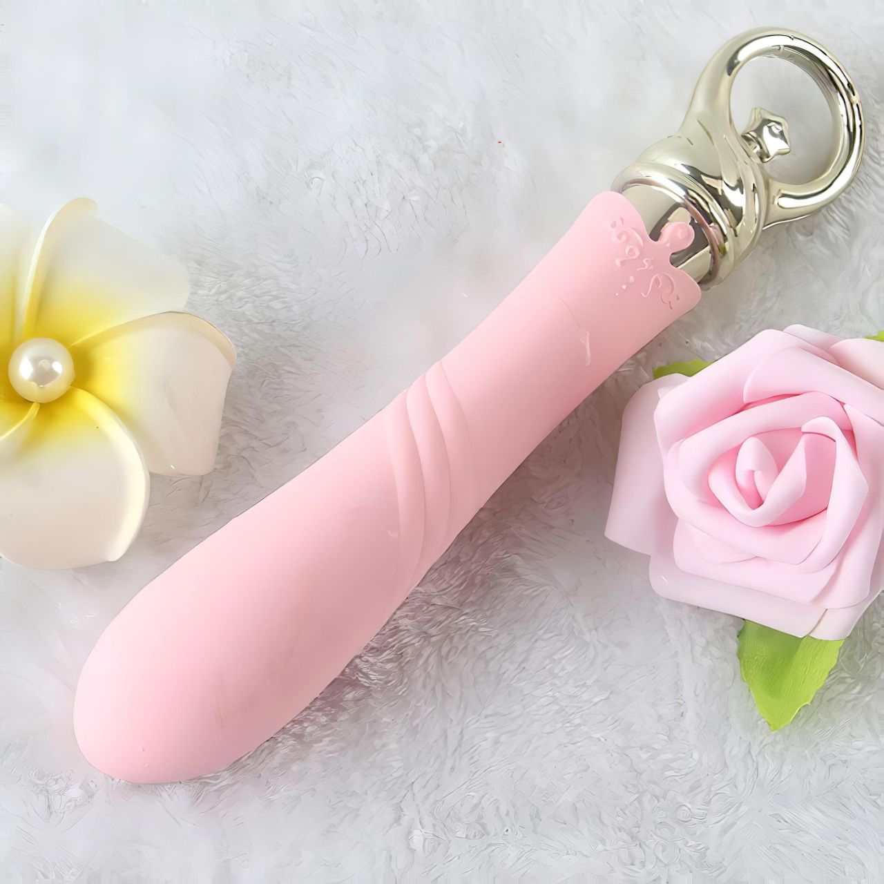 ZALO Courage Heating - akkus, luxus G-pont vibrátor (pink) ZALO Courage Heating - akkus, luxus G-pont vibrátor (pink)