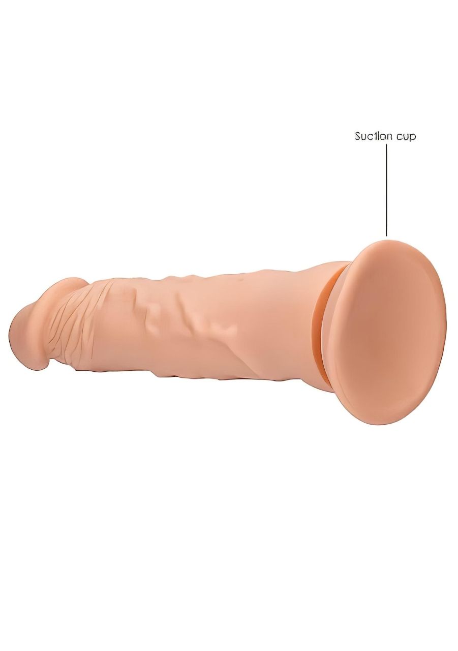 RealRock Dong 10 - élethű dildó (25cm) - natúr RealRock Dong 10 - élethű dildó (25cm) - natúr