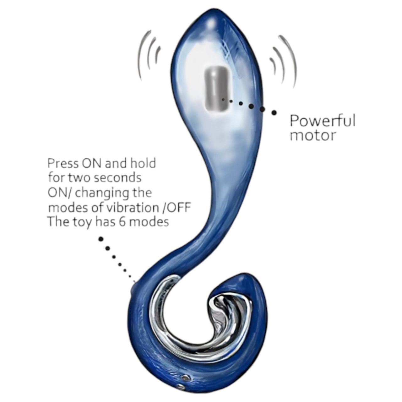 G-Vibe G-Pop 2 - akkus, vízálló G/P-pont vibrátor (kék) G-Vibe G-Pop 2 - akkus, vízálló G/P-pont vibrátor (kék)