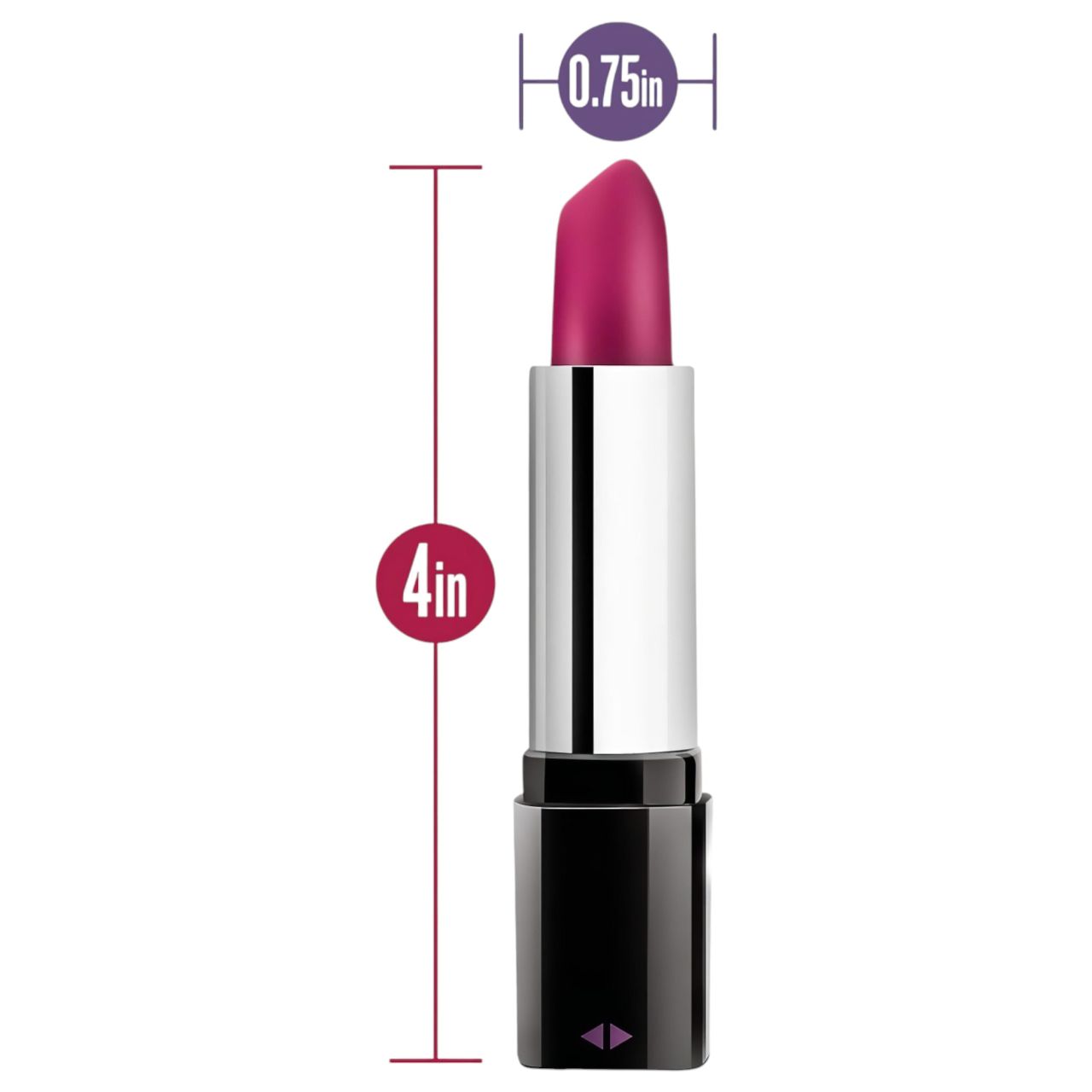Blush Lipstick Rosé - vízálló rúzs vibrátor (fekete-pink) Blush Lipstick Rosé - vízálló rúzs vibrátor (fekete-pink)