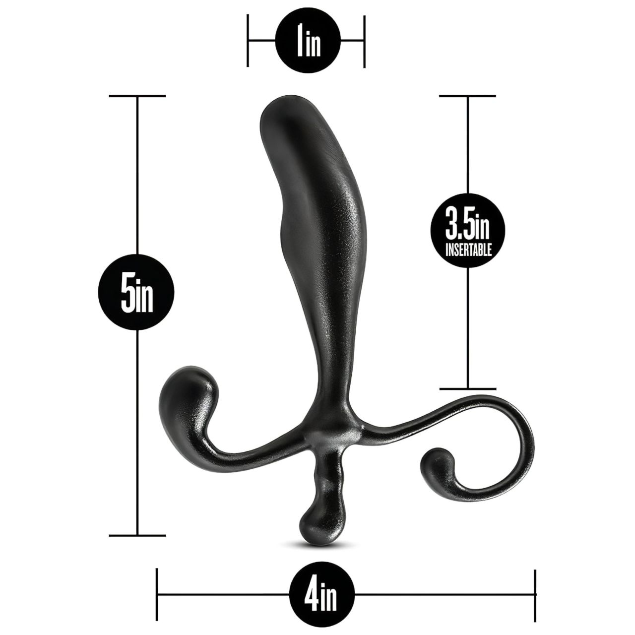 Anal Adventures - prosztata dildó (fekete) Anal Adventures - prosztata dildó (fekete)