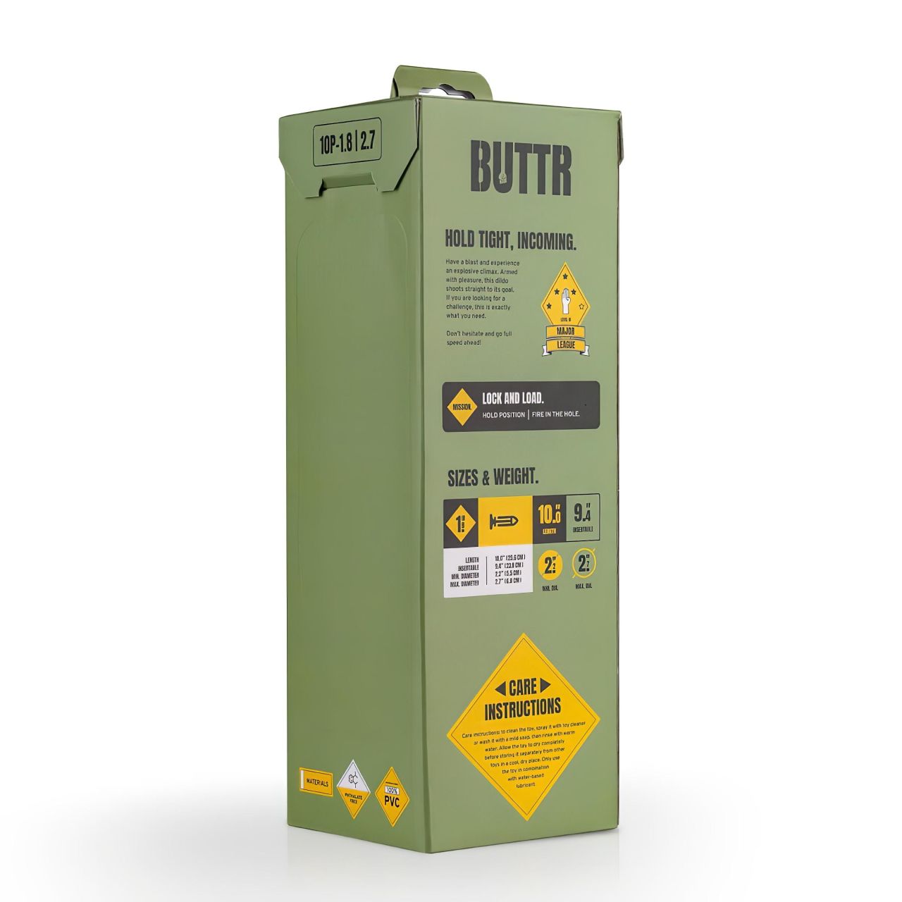 BUTTR 10 Punder - tapadókorongos nagy dildó (fekete) BUTTR 10 Punder - tapadókorongos nagy dildó (fekete)