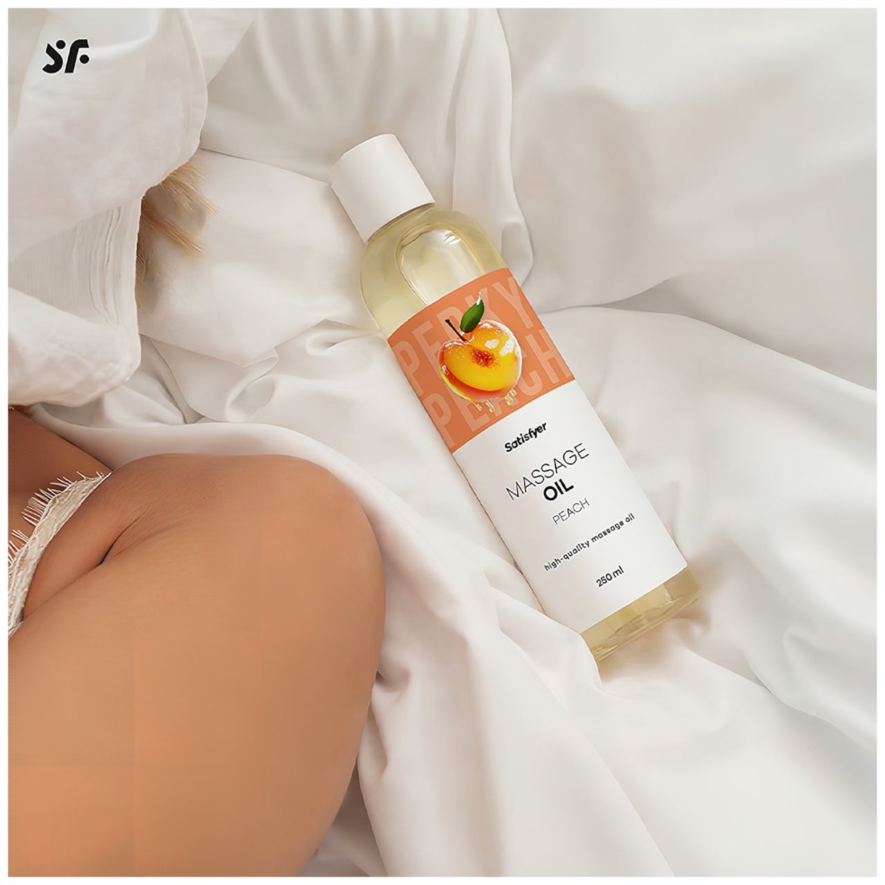 Satisfyer - masszázsolaj - barack (250 ml)