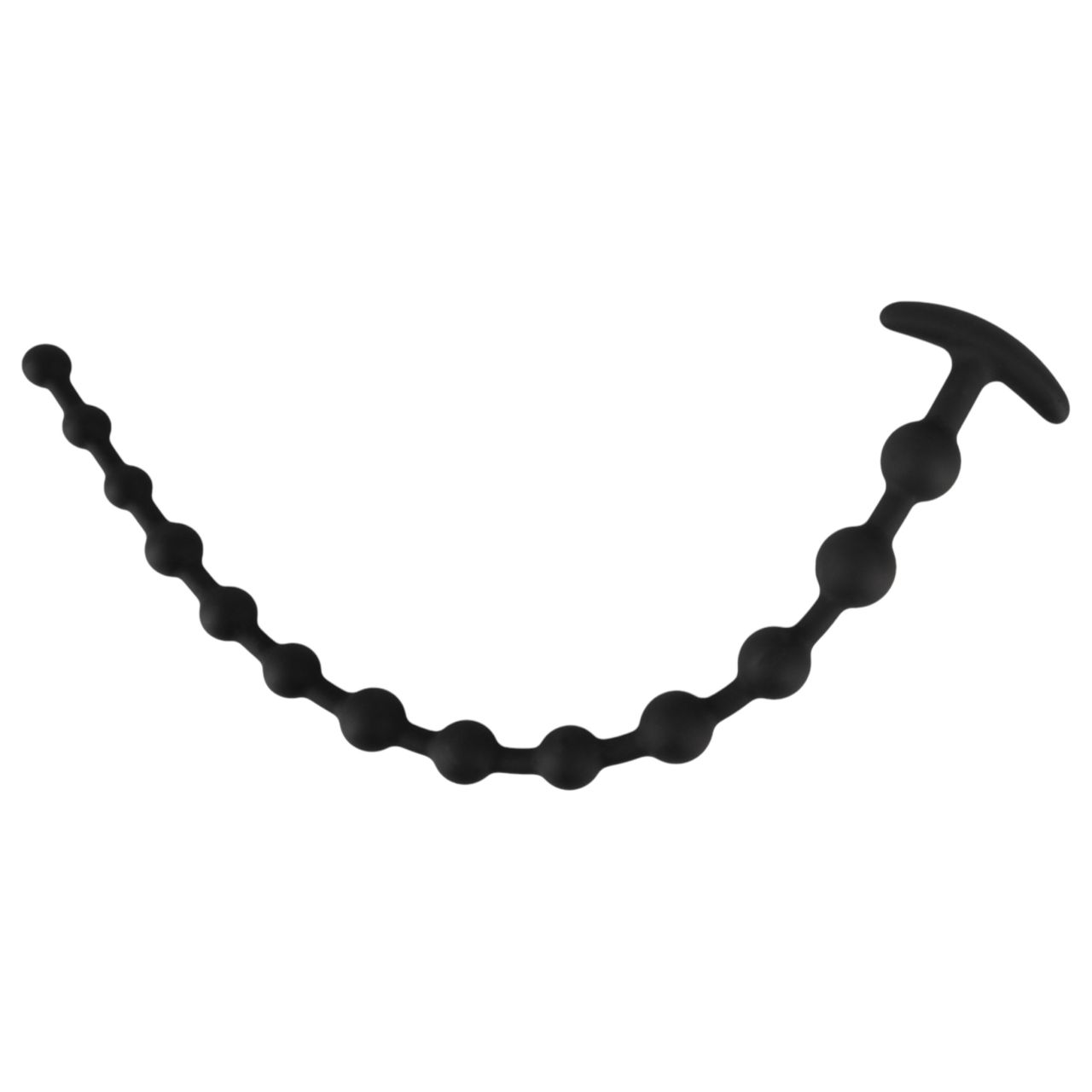 Black Velvets - gyöngyös anál dildó (fekete) Black Velvets - gyöngyös anál dildó (fekete)