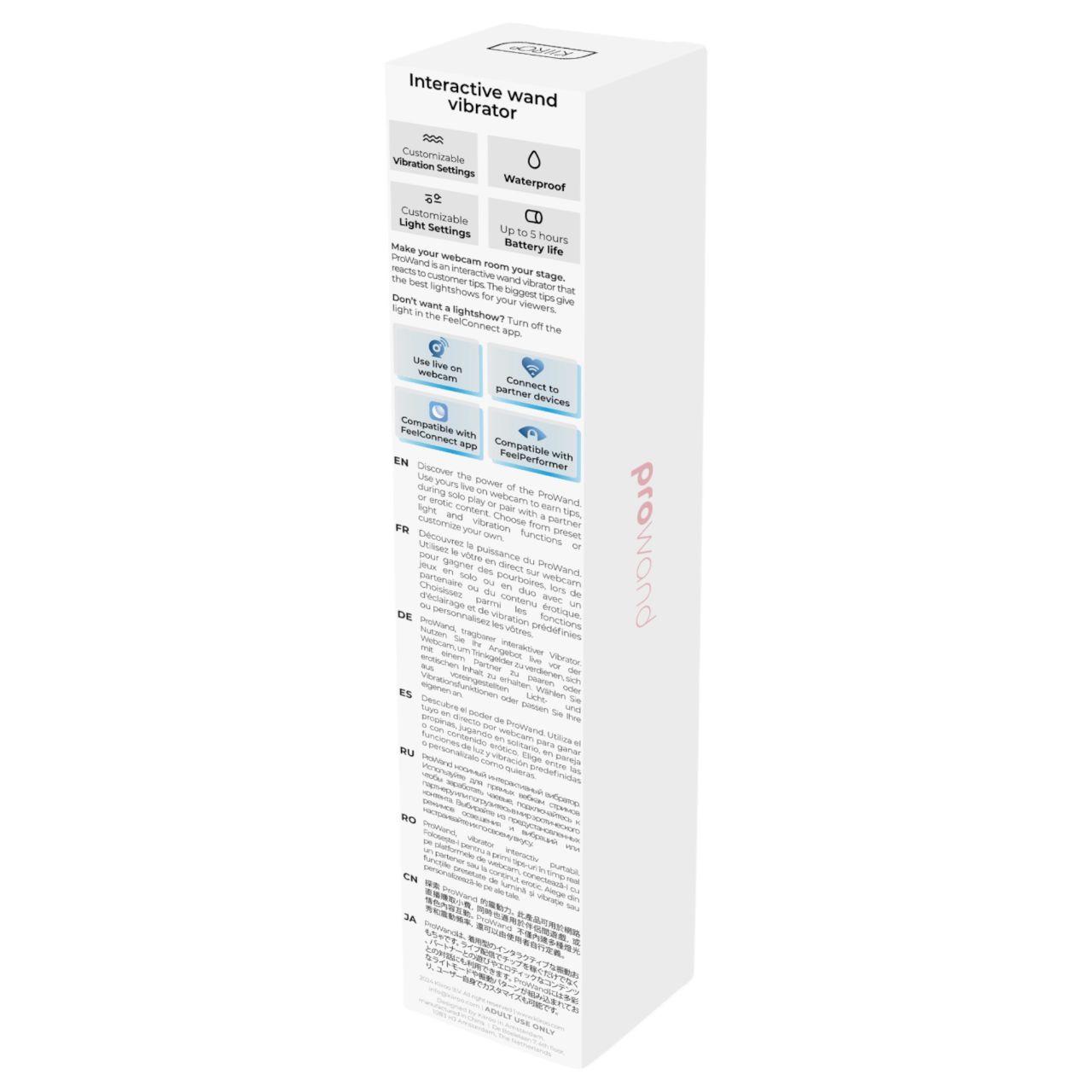 Kiiroo Pro Wand - masszírozó vibrátor (pink) Kiiroo Pro Wand - masszírozó vibrátor (pink)