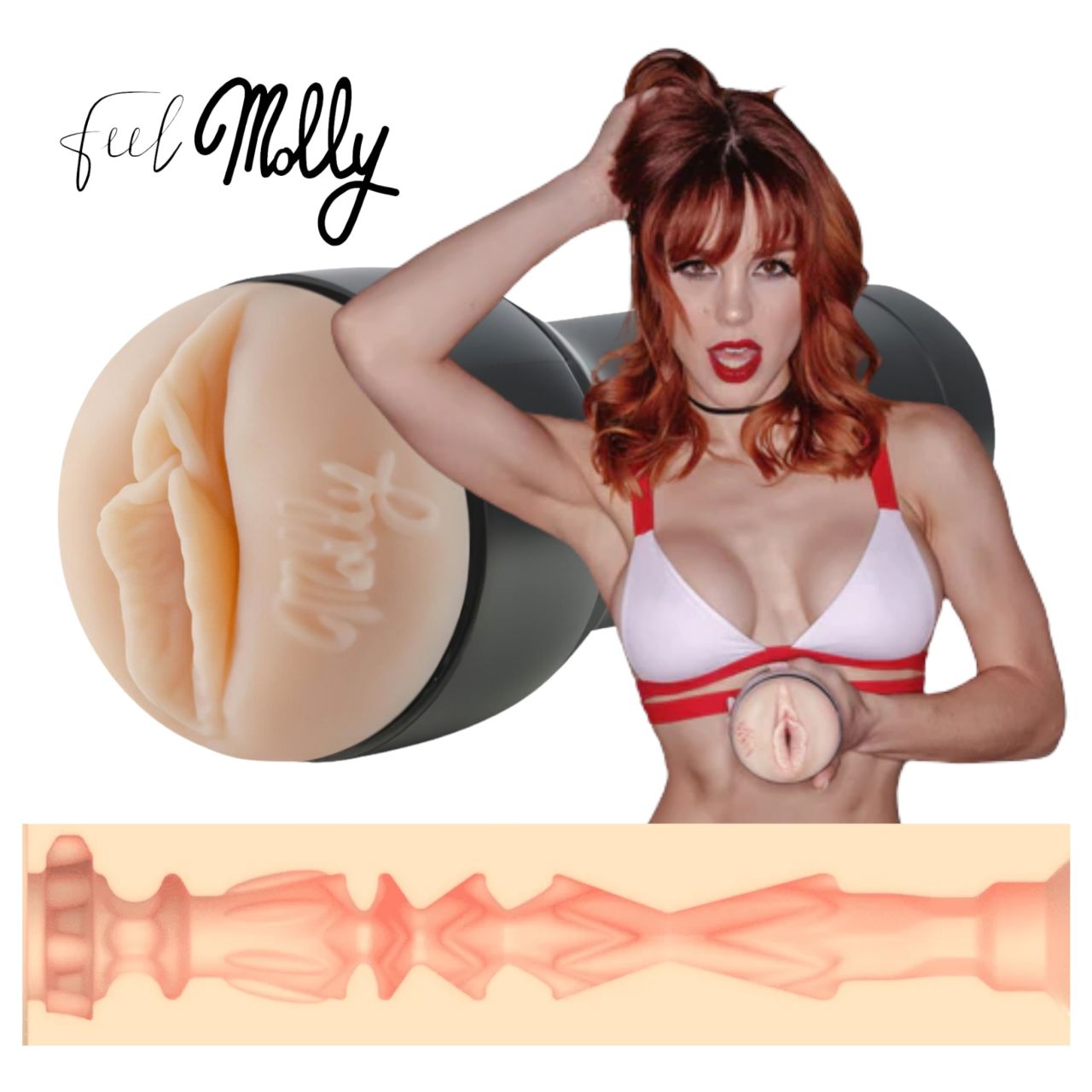 Kiiroo Molly Stewart - műpunci maszturbátor (natúr) Kiiroo Molly Stewart - műpunci maszturbátor (natúr)