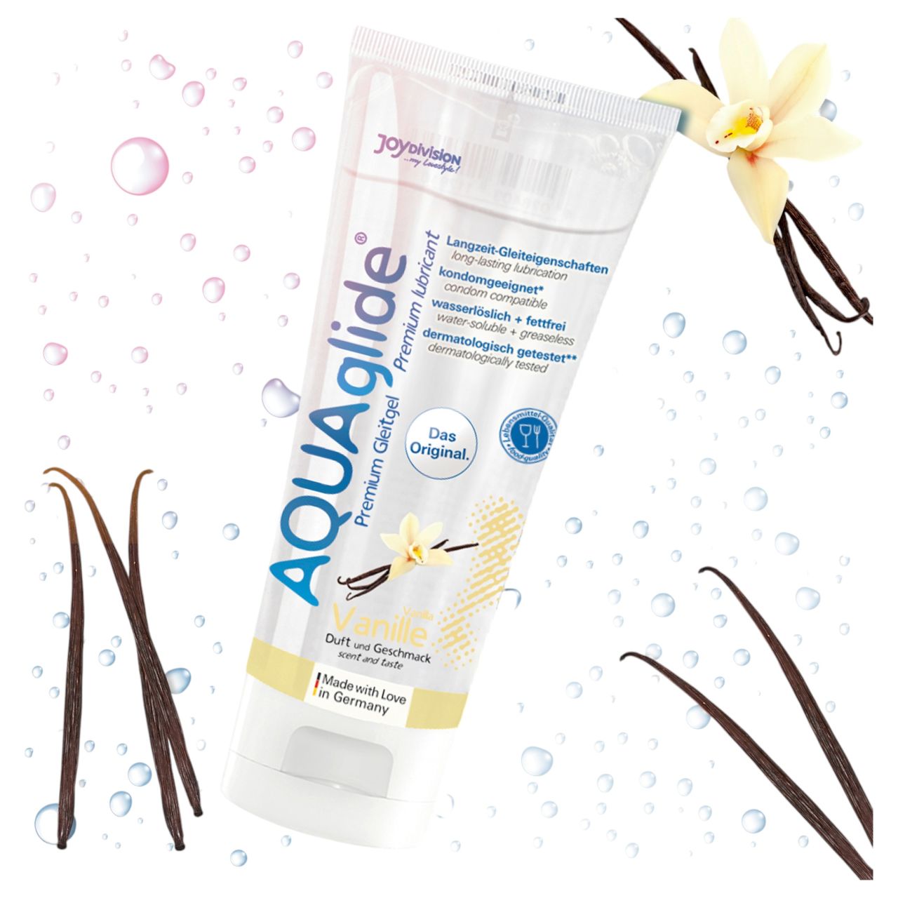 AQUAglide vízbázisú síkosító - vanília (100ml) AQUAglide vízbázisú síkosító - vanília (100ml)