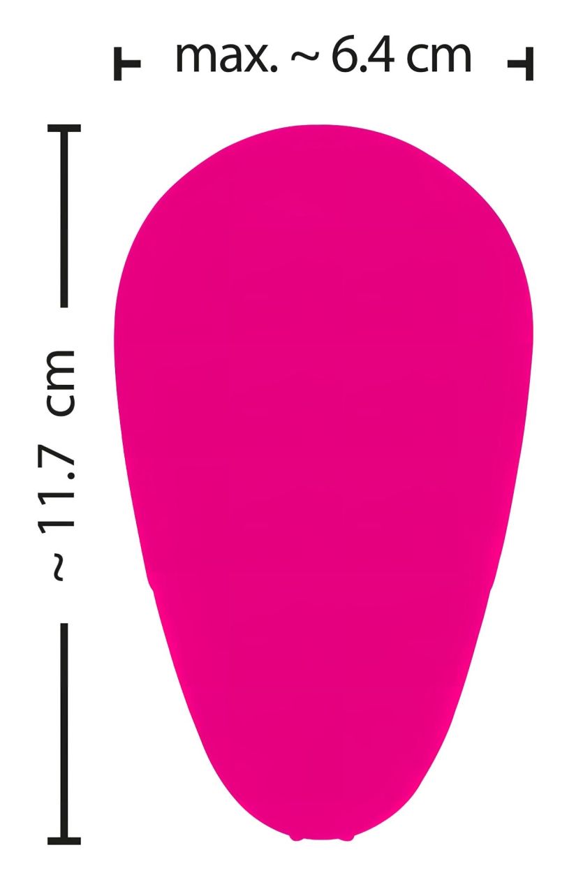 SMILE Thumping Touch - akkus, pulzáló csikló vibrátor (pink)