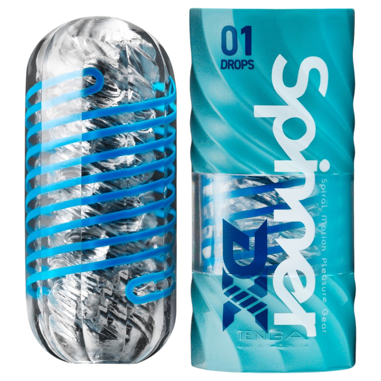 TENGA Spinner DX - maszturbátor (átlátszó)
