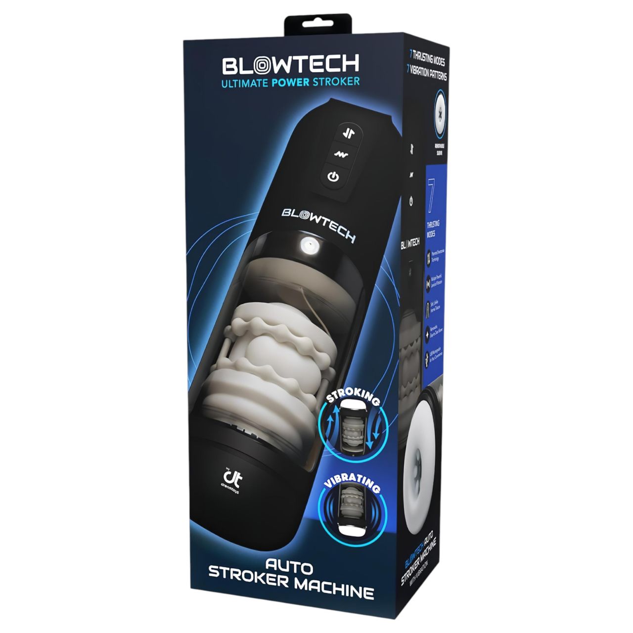 Dreamtoys Blowtech - rezgő, fel-le mozgó maszturbátor (fekete) Dreamtoys Blowtech - rezgő, fel-le mozgó maszturbátor (fekete)