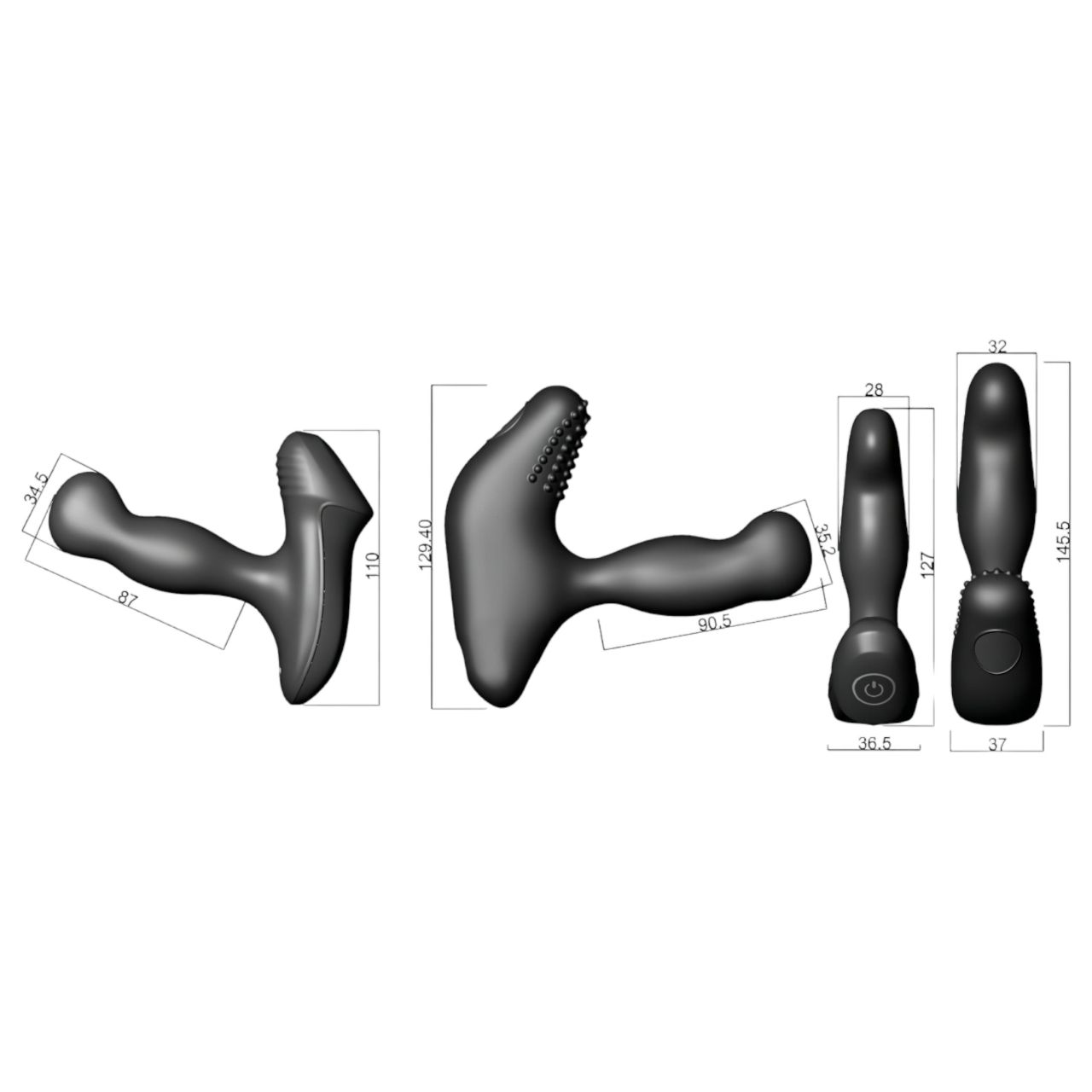 Nexus Revo Slim - távirányítós, forgó prosztata vibrátor Nexus Revo Slim - távirányítós, forgó prosztata vibrátor