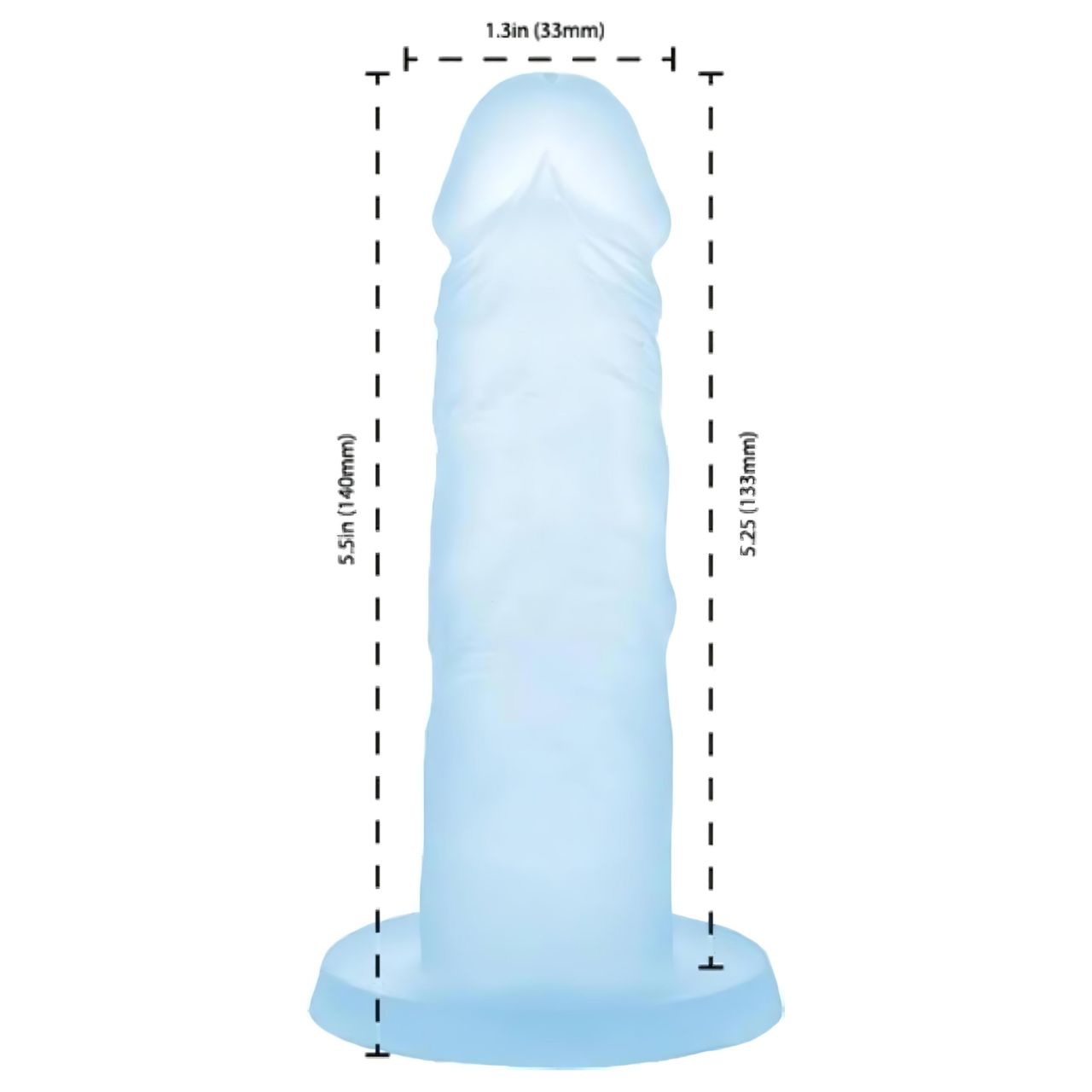 Addiction Coctails - tapadókorongos dildó (kék) Addiction Coctails - tapadókorongos dildó (kék)