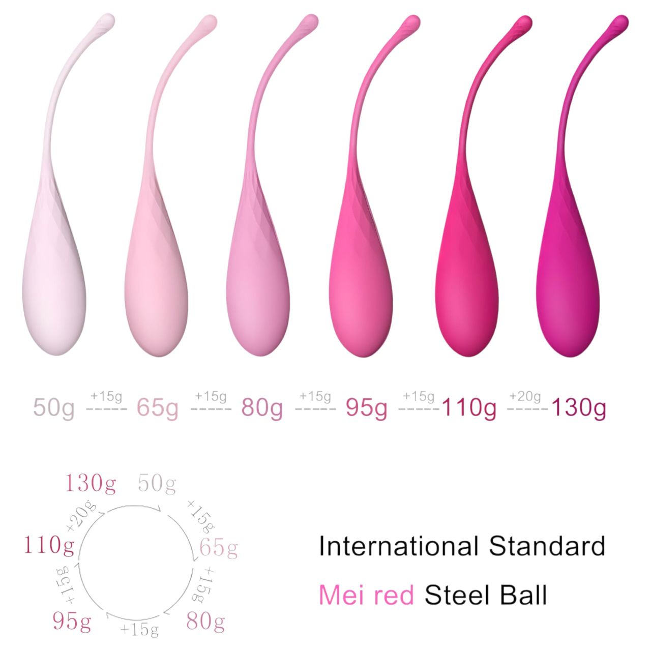 / FEELZTOYS Femmefit - gésagolyó szett (6 részes) / FEELZTOYS Femmefit - gésagolyó szett (6 részes)