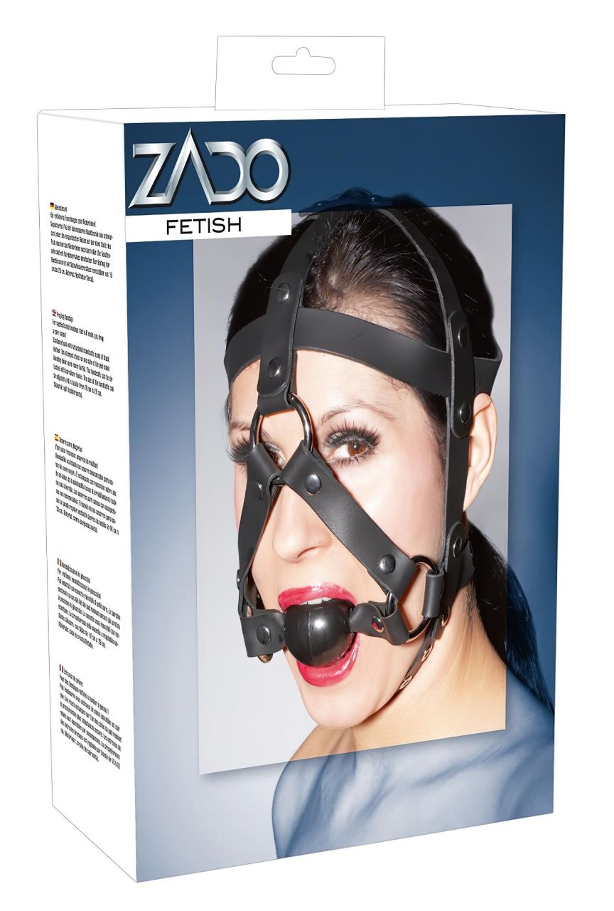 / ZADO - bőr szerszám és szájpecek (fekete) / ZADO - bőr szerszám és szájpecek (fekete)