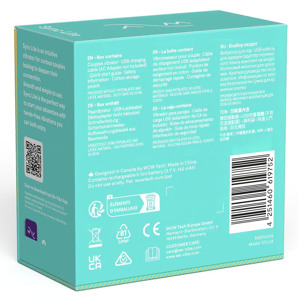 We-Vibe Sync Lite - okos, rádiós párvibrátor (zöld) We-Vibe Sync Lite - okos, rádiós párvibrátor (zöld)
