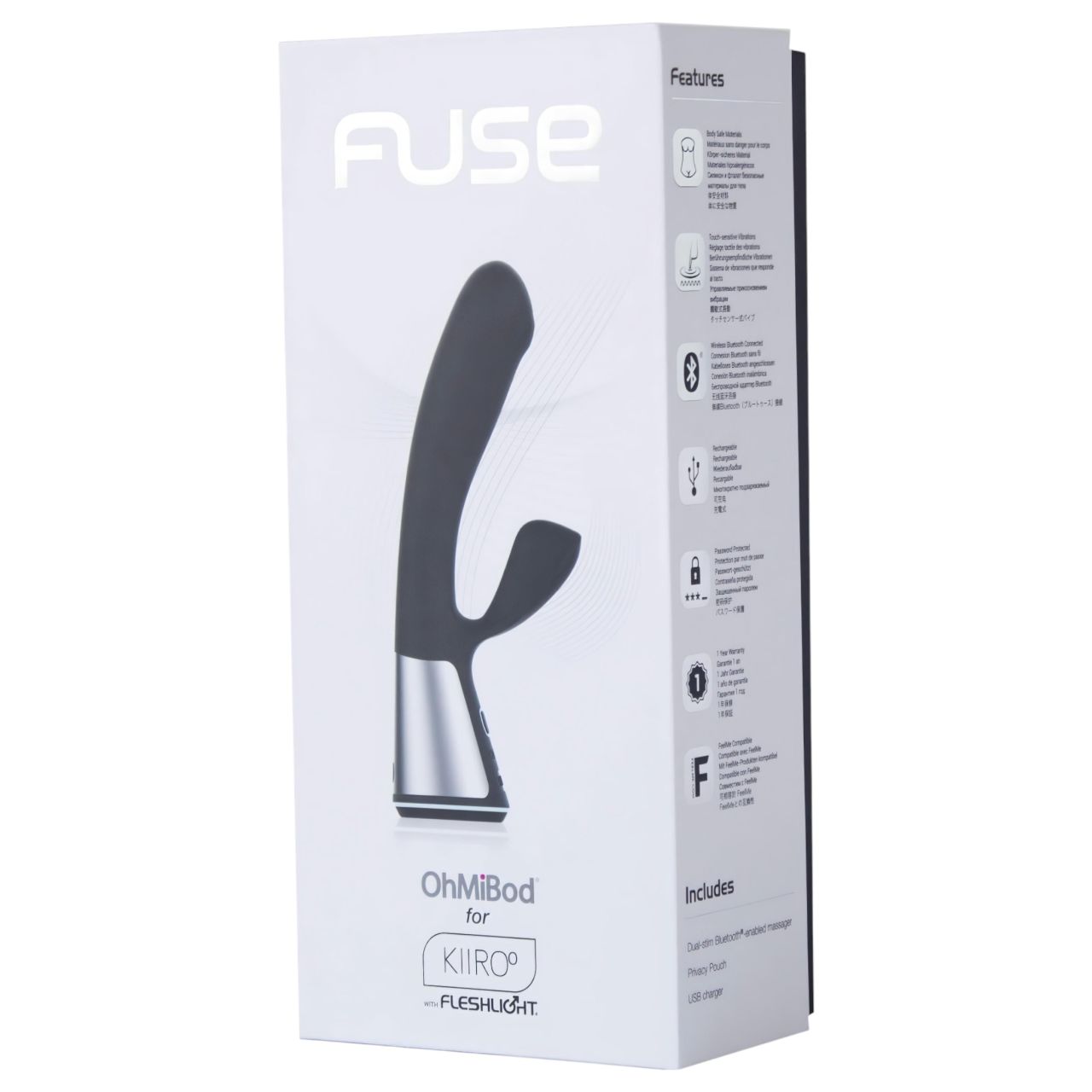 / Fleshlight OHMIBOD Kiiroo - okos csiklókaros vibrátor (fekete) / Fleshlight OHMIBOD Kiiroo - okos csiklókaros vibrátor (fekete)