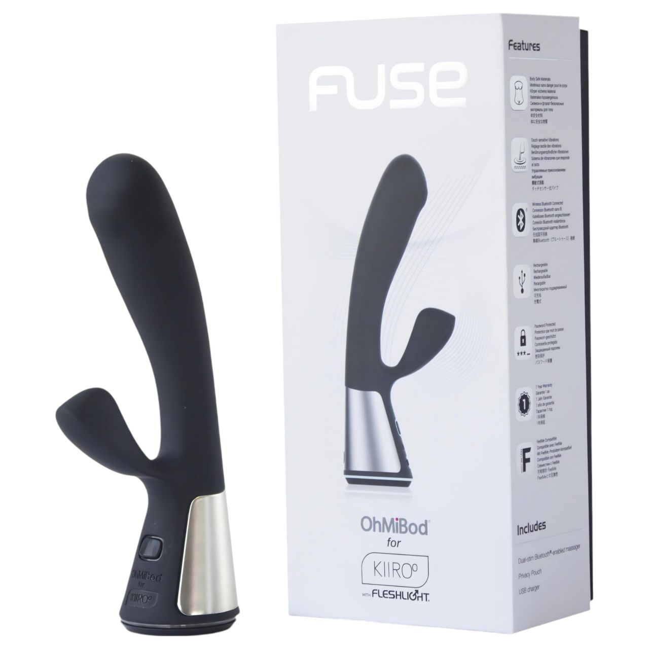 / Fleshlight OHMIBOD Kiiroo - okos csiklókaros vibrátor (fekete) / Fleshlight OHMIBOD Kiiroo - okos csiklókaros vibrátor (fekete)