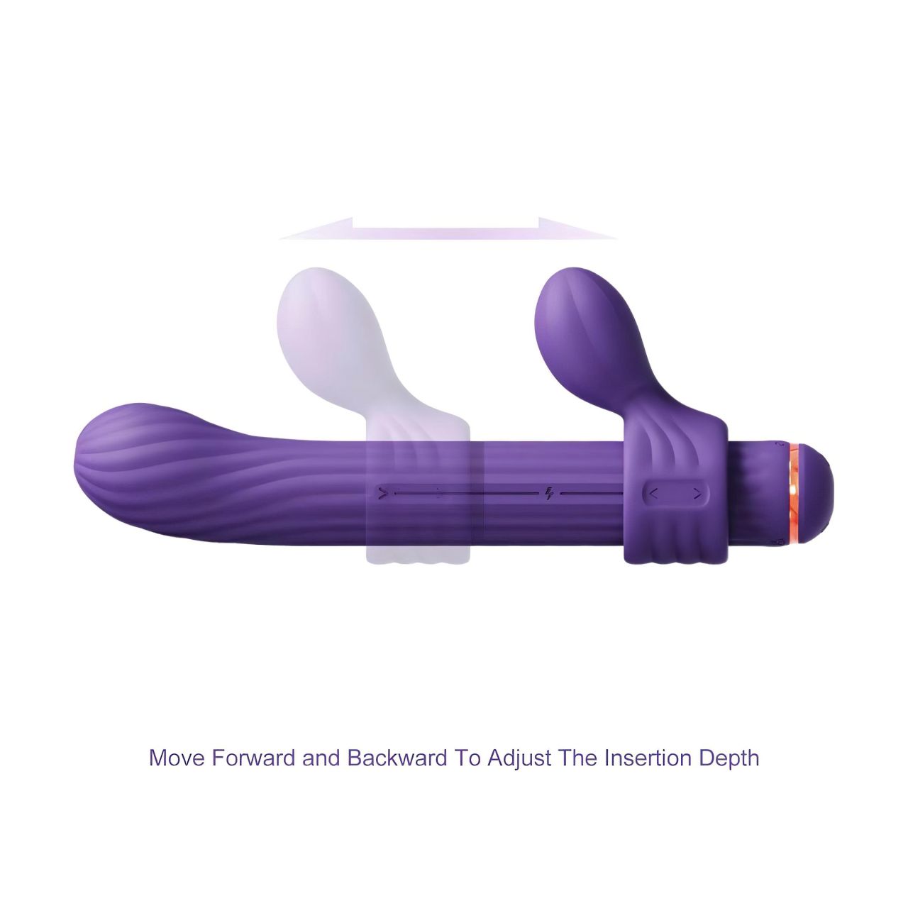 Magic Stick - vibrátor cseréléhető feltétekkel (lila) Magic Stick - vibrátor cseréléhető feltétekkel (lila)