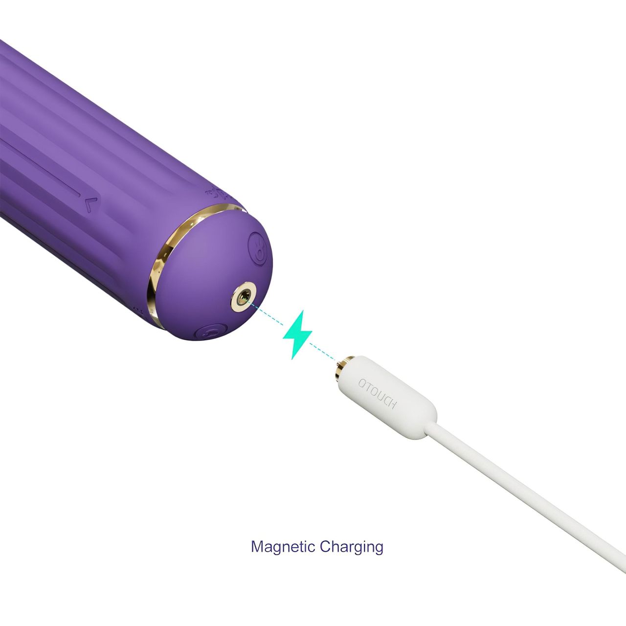 Magic Stick - vibrátor cseréléhető feltétekkel (lila) Magic Stick - vibrátor cseréléhető feltétekkel (lila)