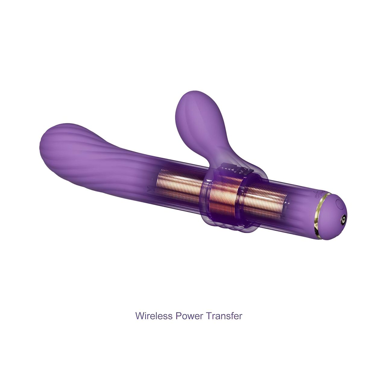 Magic Stick - vibrátor cseréléhető feltétekkel (lila) Magic Stick - vibrátor cseréléhető feltétekkel (lila)