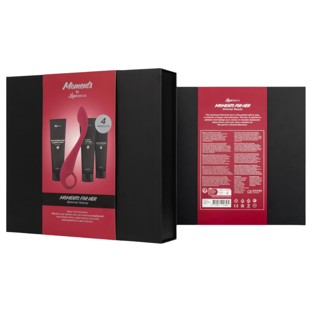 / LoveBoxxx Moments - Shimmer Beauty - testápoló szett nőknek / LoveBoxxx Moments - Shimmer Beauty - testápoló szett nőknek