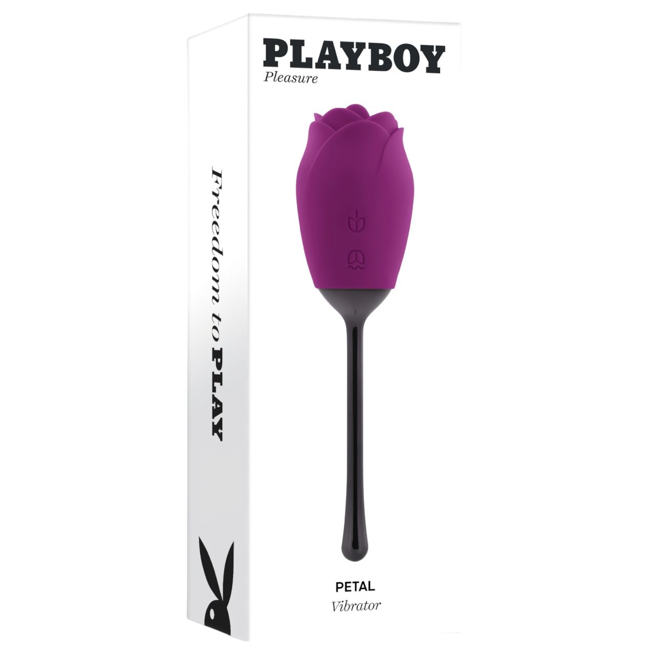 Playboy - vízálló, akkus, nyelves rózsa vibrátor (lila) Playboy - vízálló, akkus, nyelves rózsa vibrátor (lila)