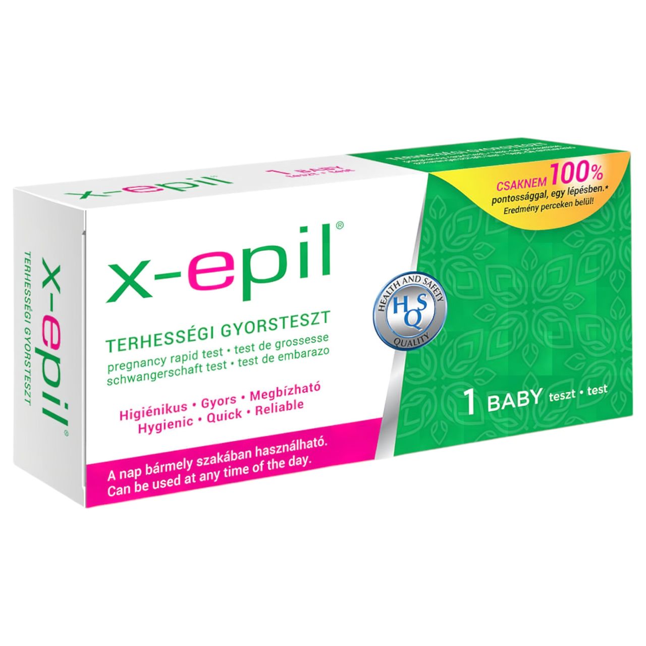 X-Epil - terhességi gyorsteszt csík (1db) X-Epil - terhességi gyorsteszt csík (1db)
