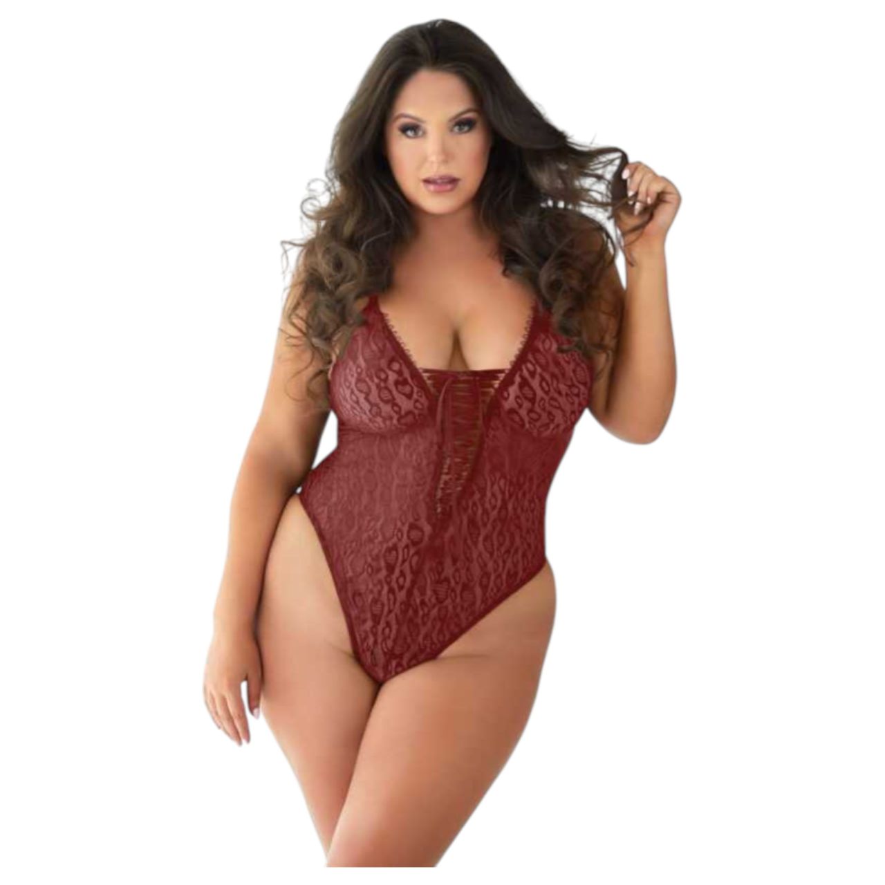 / Allure - leopárdmintás body (piros) / Allure - leopárdmintás body (piros)