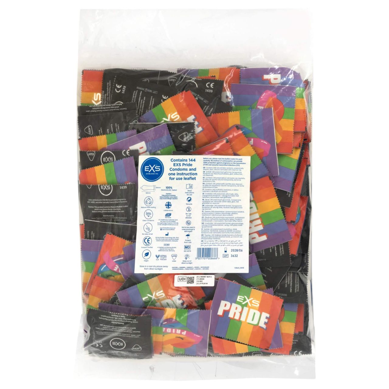 EXS Pride - latex óvszer (144db) EXS Pride - latex óvszer (144db)