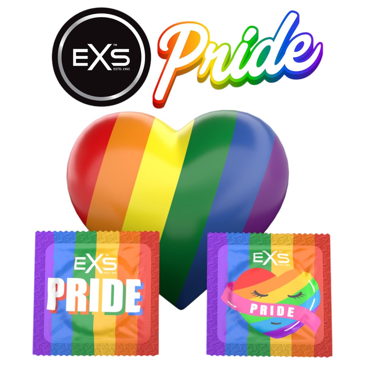EXS Pride - latex óvszer (144db) EXS Pride - latex óvszer (144db)
