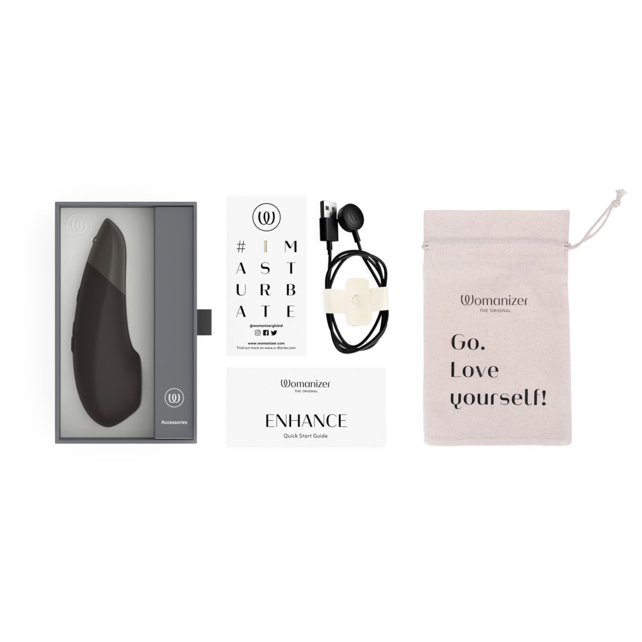 Womanizer Enhance 2in1 csiklószívó + vibrátor (fekete) Womanizer Enhance 2in1 csiklószívó + vibrátor (fekete)