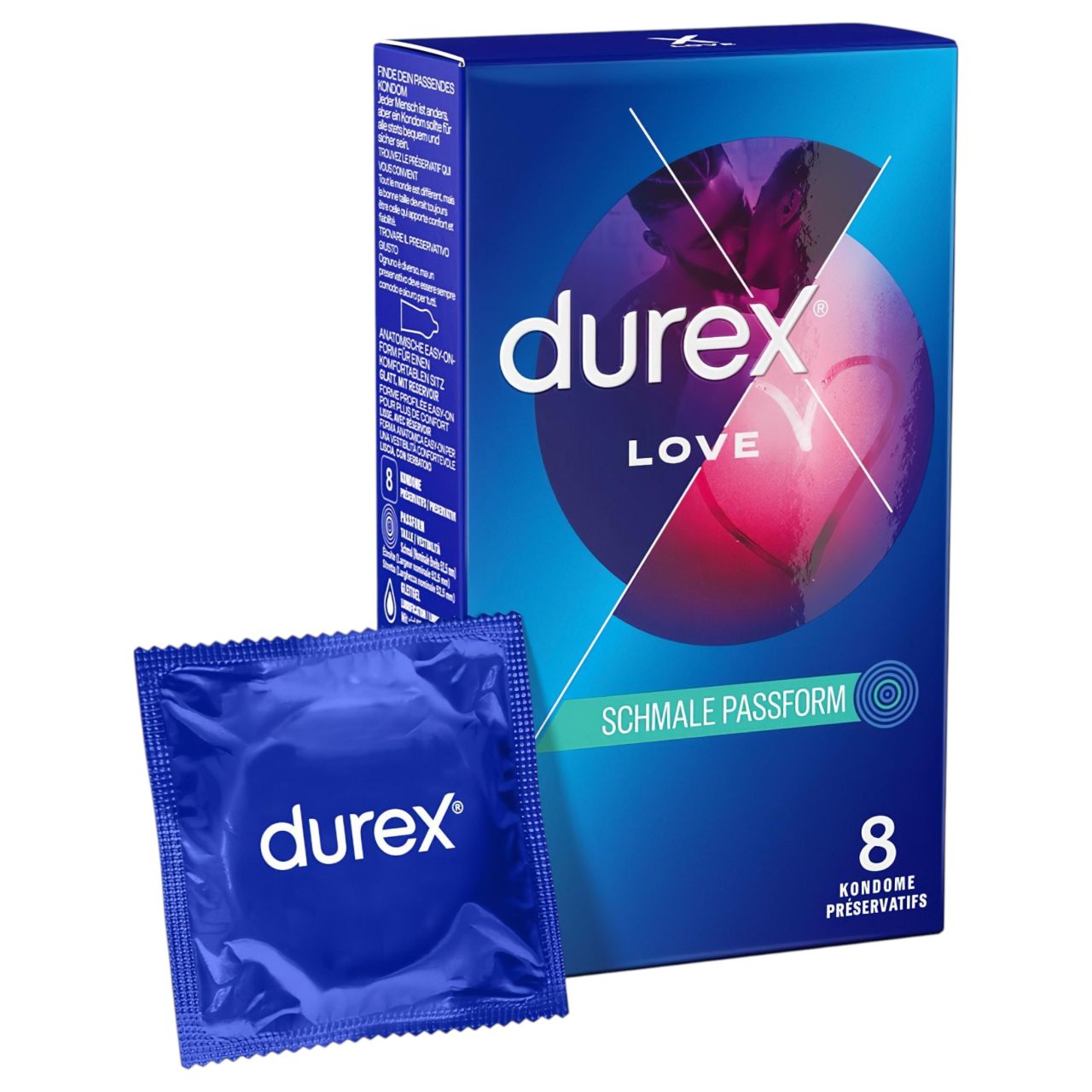 Durex Love - Slimfit óvszer (8db)