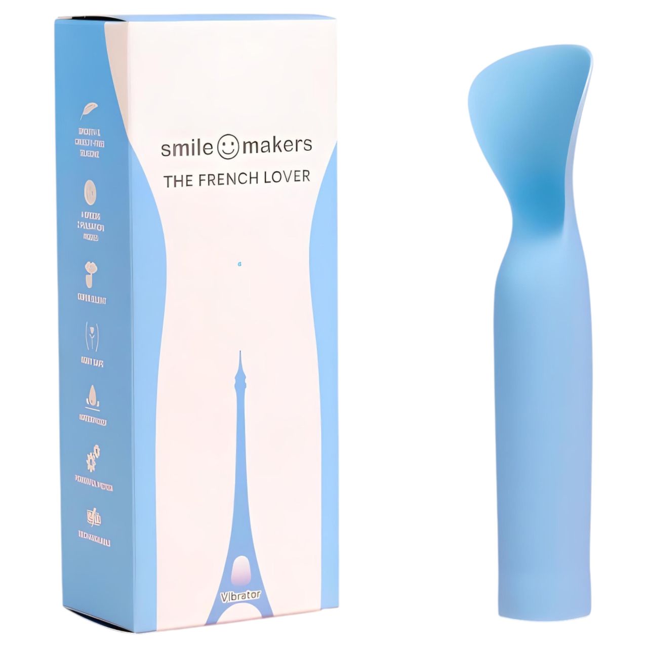 Smile Makers - Francia szerető vibrátor (kék)
