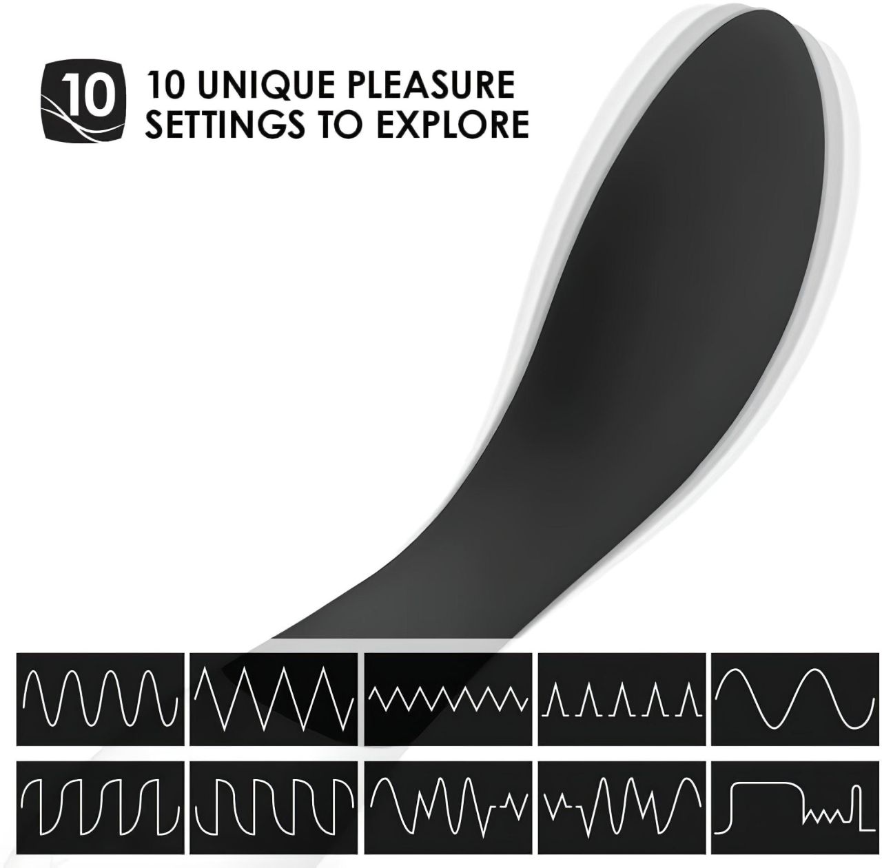LELO Mona Wave - vízálló G-pont vibrátor (fekete) LELO Mona Wave - vízálló G-pont vibrátor (fekete)