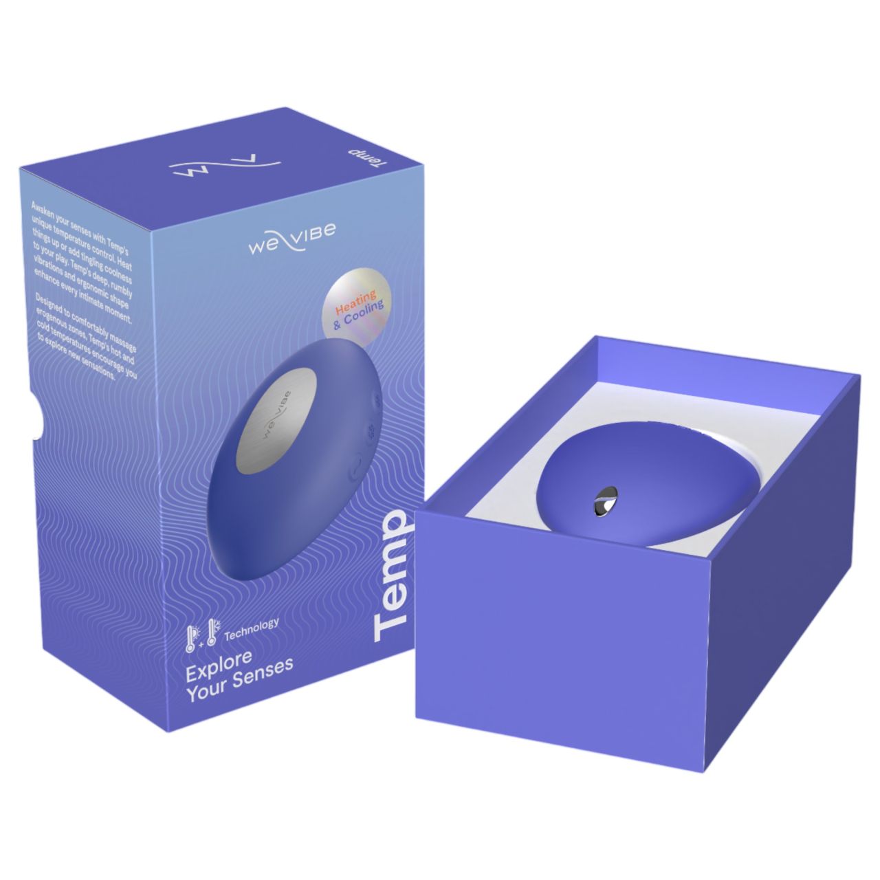 / We-Vibe Temp - hűtő-melegítő csiklóizgató vibrátor (kék)
