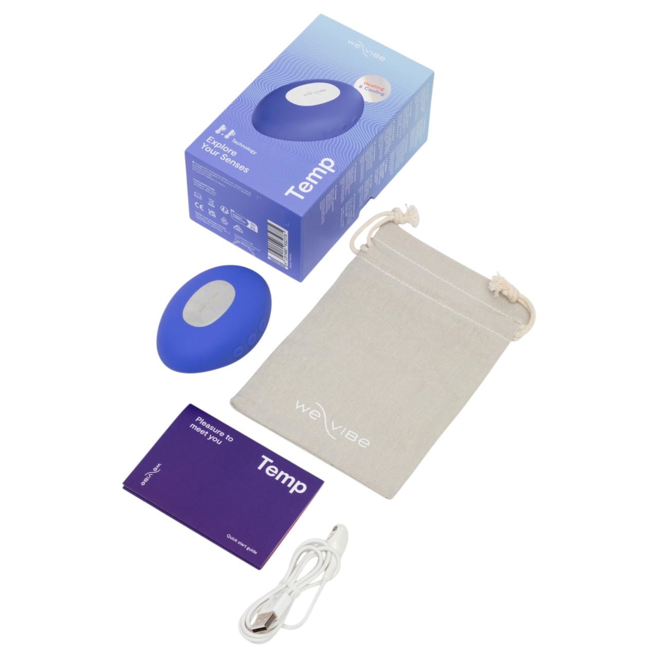 / We-Vibe Temp - hűtő-melegítő csiklóizgató vibrátor (kék) / We-Vibe Temp - hűtő-melegítő csiklóizgató vibrátor (kék)