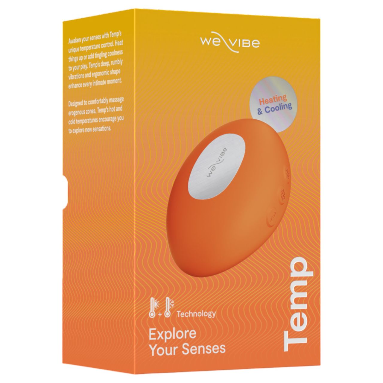 / We-Vibe Temp - hűtő-melegítő csiklóizgató vibrátor (narancs)