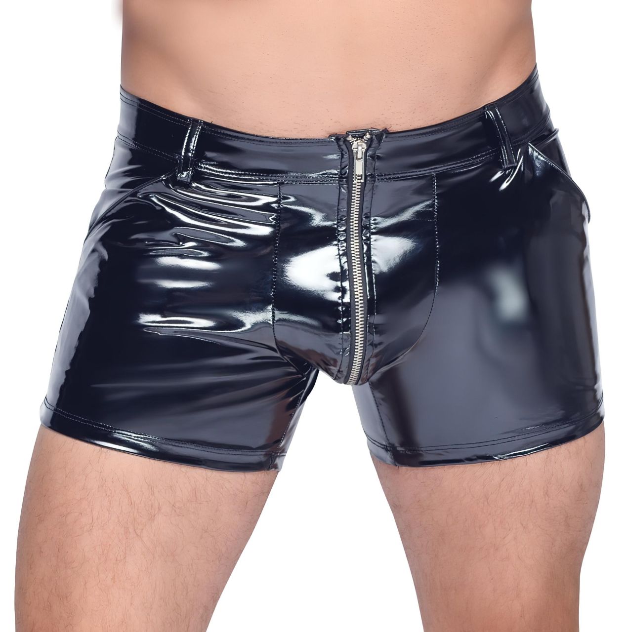 Black Level - oldalzsebes férfi lakk short (fekete) Black Level - oldalzsebes férfi lakk short (fekete)