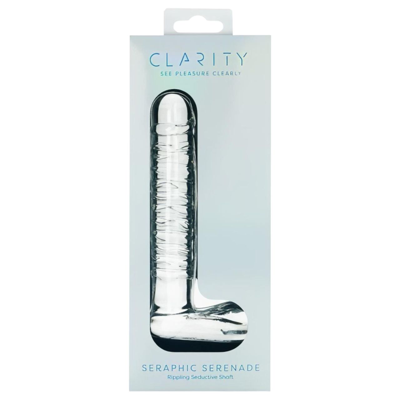 Clarity - herés üveg dildó (átlátszó) Clarity - herés üveg dildó (átlátszó)